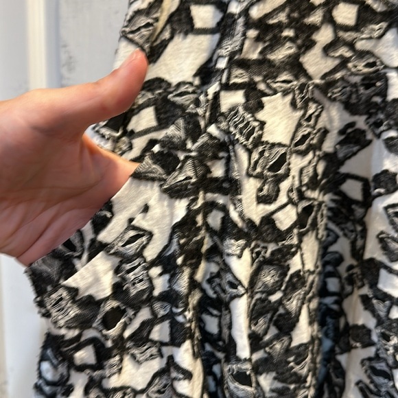 Free People Printed Halter Swing Dress Tunic S Pockets - Picture 5 of 7